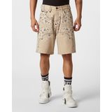 Philipp Plein - Korte Broeken - Beige - Denim - Bermuda