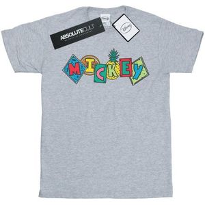 Li-cense Disney dames mickey mouse fruit blokken katoenen vriendje t-shirt