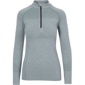 Trespass Dames pelina half zip active top met lange mouwen