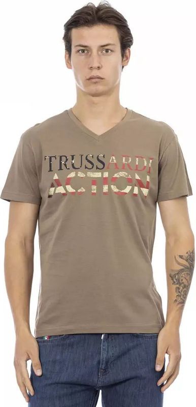 V-hals T-shirt Amerikaanse Vlag Tee