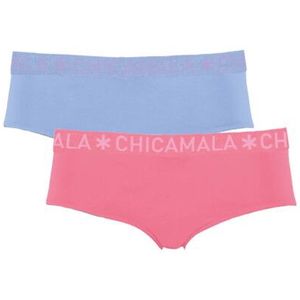 Muchachomalo - Boxershorts - Roze-Blauw - 93% Cotton 7% Elastane