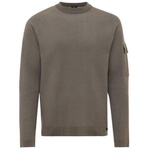 Genti - K3128-3278 - Pullover - Donker Bruin