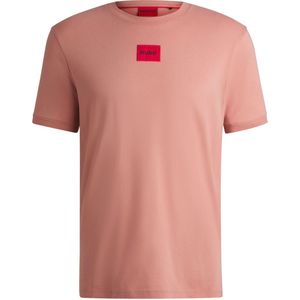 HUGO - Diragolino 212 - T-shirt - Roze - Katoenen Jersey