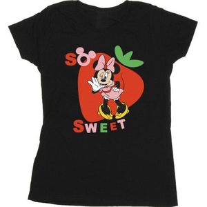 Li-cense Disney dames minnie mouse so sweet strawberry katoenen t-shirt