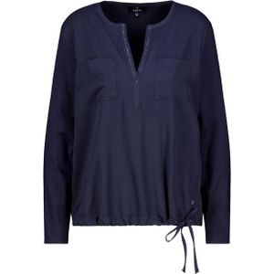 Monari - Top lange mouw - Zwart - 809190
