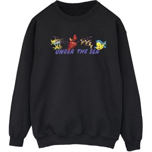 Li-cense Disney dames de kleine zeemeermin onder zee sweatshirt