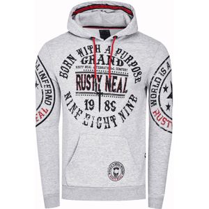 Rusty Neal - Sweatshirt - Normale Pasvorm - Met Capuchon - Heren
