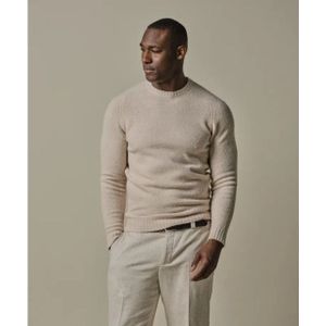 Profuomo Ppwj30037d f1 heren trui - crew neck sand profu