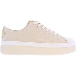 Isabel Marant - Austen - Lage Sneakers - Beige - Katoenen Canvas
