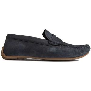 Clarks - Reazor - Loafers - Marineblauw - Nubuck