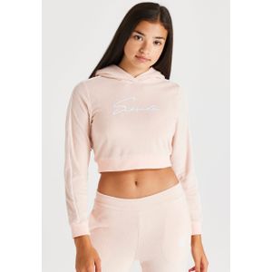 SikSilk - Juniors Signature - Cropped Hoodie - Pink