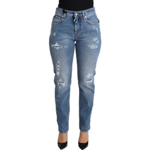 Dolce & Gabbana, Dames, Jeans, Blauw, Maat: 3XS Katoen,