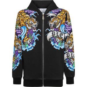 Philipp Plein, Heren, Sweatshirts & Hoodies, Veelkleurig, Maat: XS Katoen,