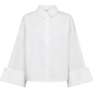 Co'Couture - 35939 HINA - Top - Wit - Lange Mouw