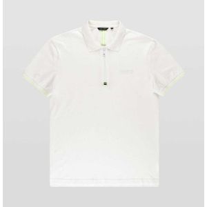 Antony Morato Polo 21 rubber print cream