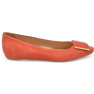 Tod's - Ballerina's - Oranje - Suède