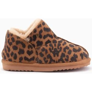 Warmbat - Willow Print Panther - Dames Sloffen - Chestnut
