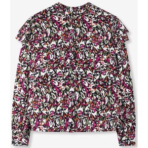 Alix The Label Ladies woven blurry flower blouse