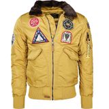 Top Gun - TG20192073 - Bomberjack - Gevoerd - Casual - Mouwzak met Ritssluiting