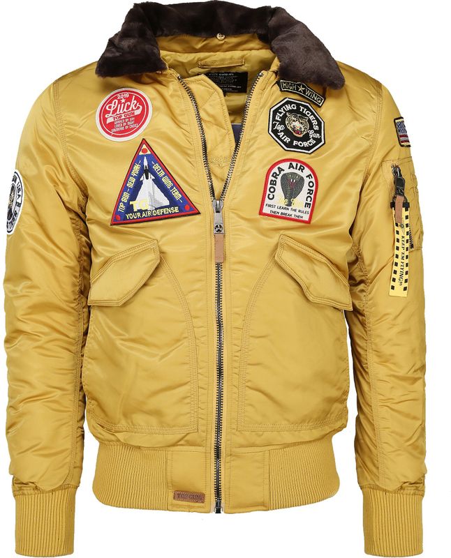 Top Gun - TG20192073 - Bomberjack - Gevoerd - Casual - Mouwzak met Ritssluiting