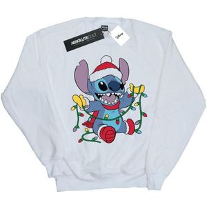 Li-cense Disney dames lilo and stitch kerstverlichting sweatshirt