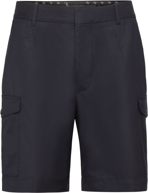 Billionaire - Korte Broeken - Blauw - Scheerwol - Cargo Bermuda
