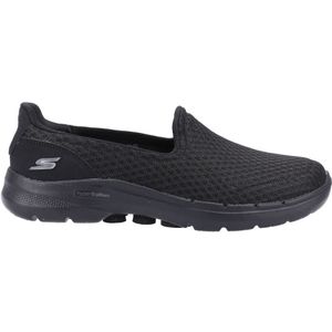 Skechers - Go Walk 6 Big Splash - Sneakers - Zwart - Textiel Trim
