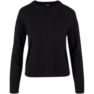 Urban Classics Dames gebreid sweatshirt met ronde hals