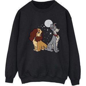 Li-cense Disney dames lady and the tramp maan sweatshirt