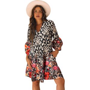 Bloemenprint Minijurk