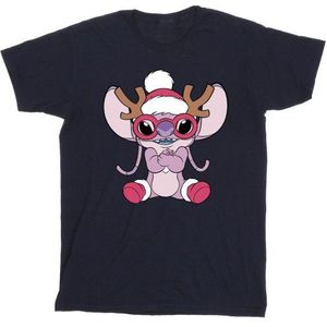 Li-cense Disney heren lilo & stitch engel rendier t-shirt