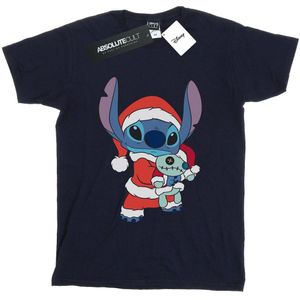 Li-cense Disney dames lilo and stitch kerstmis katoenen vriendje t-shirt