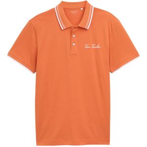Tom Tailor - Poloshirt - Effen - Katoen - Korte Mouwen