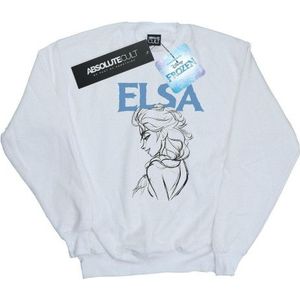 Li-cense Disney dames frozen elsa profile sketch sweatshirt