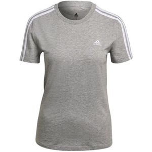 Adidas - Essentials Slim T-shirt - Katoen - Dames - Met Logo
