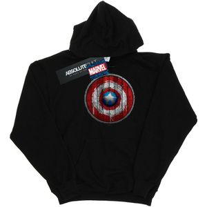 Li-cense Marvel dames captain america houten schild hoodie