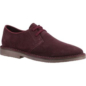 Hush Puppies - Scout - Veterschoenen - Bordeauxrood - Suède