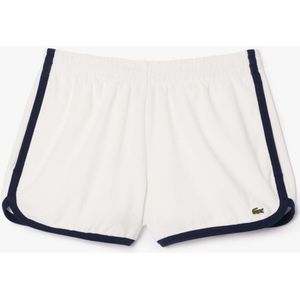 Lacoste - Katoenen Terry Korte Broek - Crème - Dames