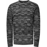 Rusty Neal - Gebreide Trui - Rust - 70% Polyacryl - Casual Pasvorm