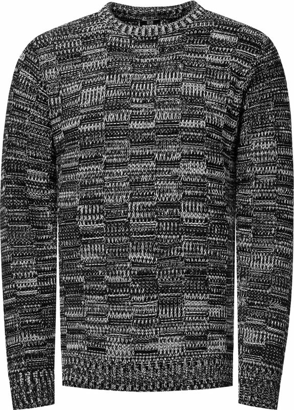 Rusty Neal - Gebreide Trui - Rust - 70% Polyacryl - Casual Pasvorm