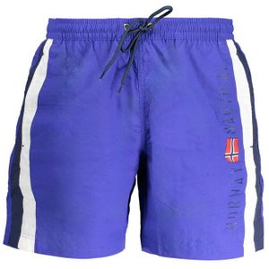 Zwemshorts met logo en streepdetails