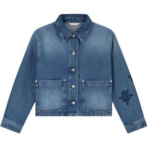 Olaf Hussein Monogram denim jacket spijkerjassen w220502