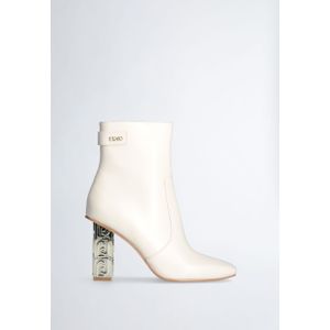 Liu Jo Jennifer ankel boots ivory