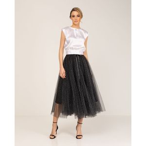 A-lijnrok - Stippen - Tule Rok - Elastische Taille