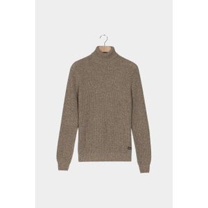 Baileys - Coltrui - Bruin - High Neck - Pullover - 100% Katoen