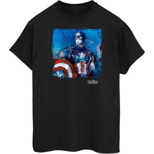 Li-cense Captain america heren kunst katoenen t-shirt