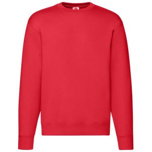 Fruit of the Loom - Eenvoudige Sweater - Zwart - 70% Katoen 30% Polyester