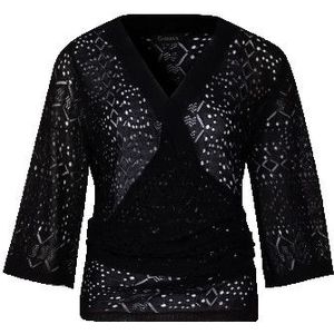 G-Maxx - Cinar - Vest - Gebreid Motief - Wikkelmodel - Striksluiting