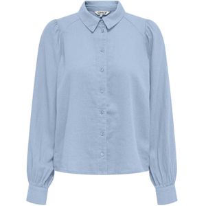 Only Onlcaro l/s linen bl puff shirt cc