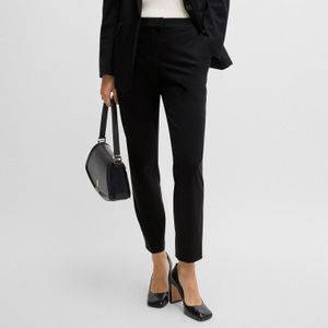 BOSS - Tobaluka10 - Slim-Fit Broek - Zwart